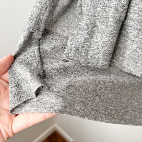 Current/Elliott Heather Oversized Grey Jersey High Low Tee T-Shirt 1/Small - Picture 13 of 16